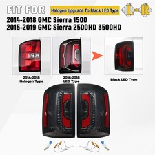 Halogen Upgrade Led Tail Lights For 2014-2018 Gmc Sierra 1500 25003500hd Lh Rh