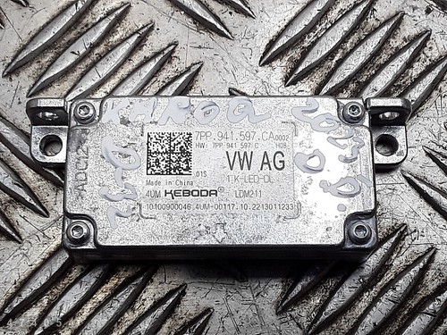 2023 SKODA KAROQ STEUERGERäT LED SCHEINWERFER 7PP941597CA