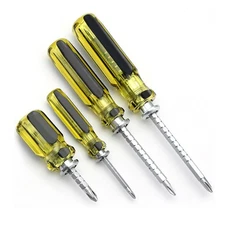 Double-Use Slotted Cross Screwdriver Removable adjustable Chrome-vanadium Steel