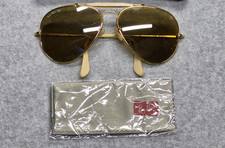 Vintage B&L Ray-Ban The General RB-50 60-14 Aviator 1987 USA Ambermatic BL Lens