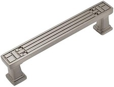 Satin Nickel Cabinet Hardware Handle Pulls 33/4 In 96mm 10 Pack 715596SN