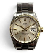 Rolex Date 34 mm Two Tone Oyster Automatic Watch 1500 Circa 1973