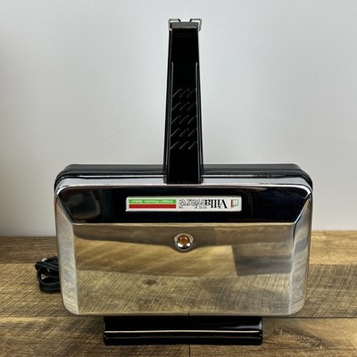 VillaWare Prima Pizzelle Baker Model 5000-NS Non Stick Italian Cookie Tested VTG