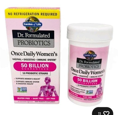 Garden of Life Once Daily Dr. Formulated Probiotics for Women 30 Capsules