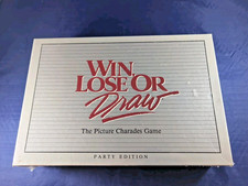 Vintage Win Lose or Draw Sealed Milton Bradley 1988 Party Game