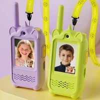 Video Walkie Talkie Kinder: 2Er Set Aufladbare Walky Talkys Mit Display, 2-Wege