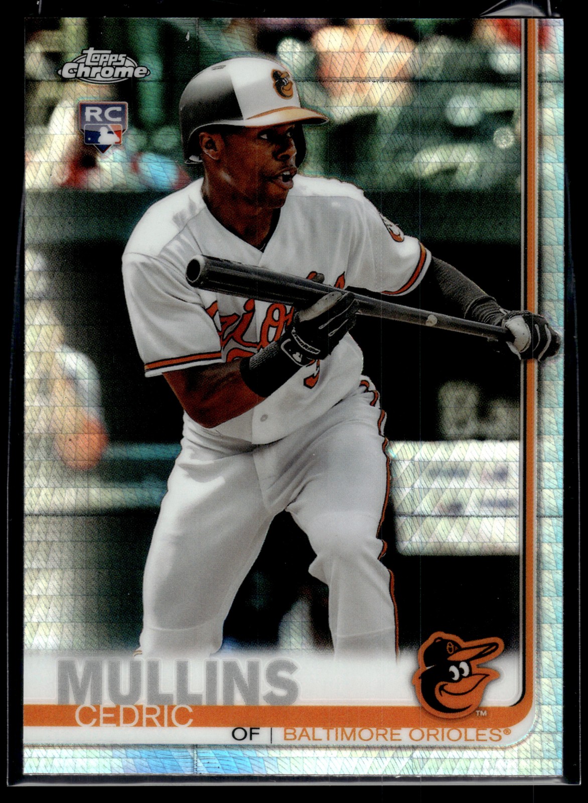 Cedric Mullins 2019 Topps Chrome Prism Refractor Rookie Card #52