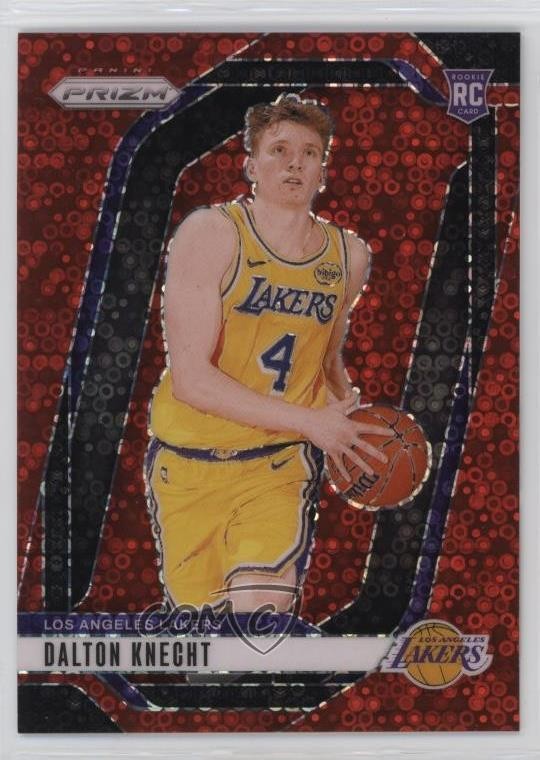 2024-25 Panini Prizm Fast Break Red 59/100 Dalton Knecht #238 Rookie RC rf2