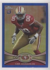 2012 Topps Chrome Blue Refractor 81/199 Cam Johnson #159 ti8