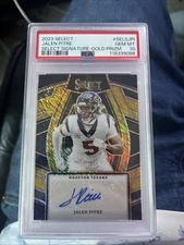 DA98532 2023 PANINI SELECT  SIGNATURES #SELSJPI JALEN PITRE AUTO 7/10 PSA 10