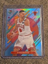 2025-26 Topps Finest Nikola Vucevic Rare Blue Refractor #/150 Bulls
