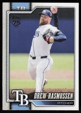 2026 Topps Series 1 Celebration Drew Rasmussen #64 Tampa Bay Rays