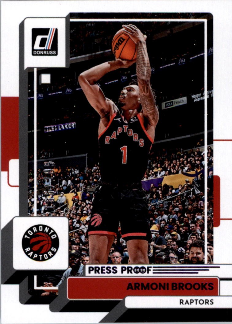 2022-23 Donruss Press Proof Purple #27 Armoni Brooks /199 - BSK