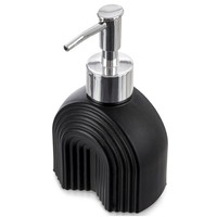 Seifenspender SpüLmittelspender Seifendosierer Glas Matt Schwarz 180Ml Bad KüChe