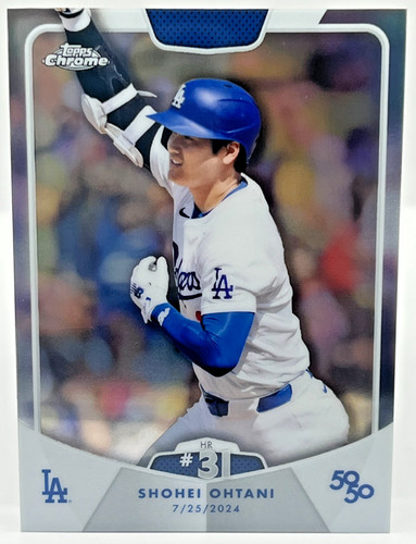 2024 Topps 50/50 Shohei Ohtani Topps Chrome Refractor HR #31