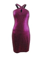Guess Women's Crisscross Keyhole Sequined Dress
