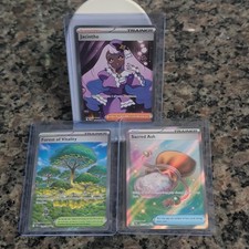 Pokemon Perfect Order Trainer Card Lot Jacinthe Forest of Vitality Sacred Ash IR