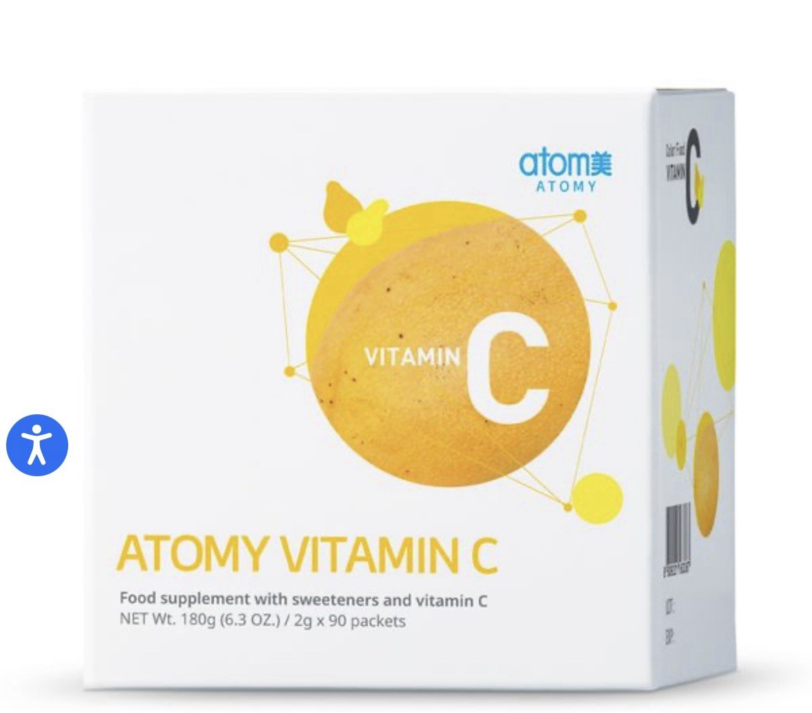 Colorfood Vitamine C Poudre GooodLux Atomy 180 g - Complément alimentaire quotidien