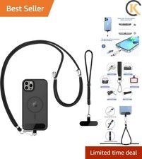 Cell Phone Lanyard 2 Pcs-1 Pcs Adjustable Neck Strap,1 Pcs Wrist Strap, 2 Pcs...