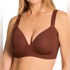 Le Mystere Smooth Shape 360 Wireless Modern Foam Pad Bra In Brown Size 32G