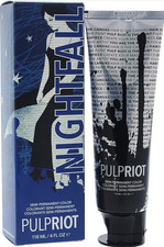 Pulp Riot Semi-Permanent Hair Color 4oz - Nightfall Blue 