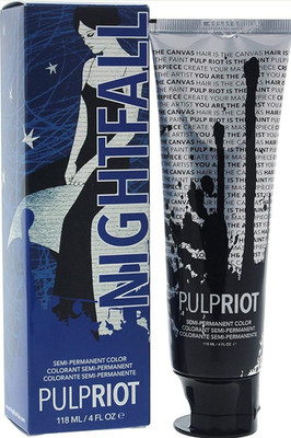 Pulp Riot Semi-Permanent Hair Color 4oz - Nightfall (Blue)