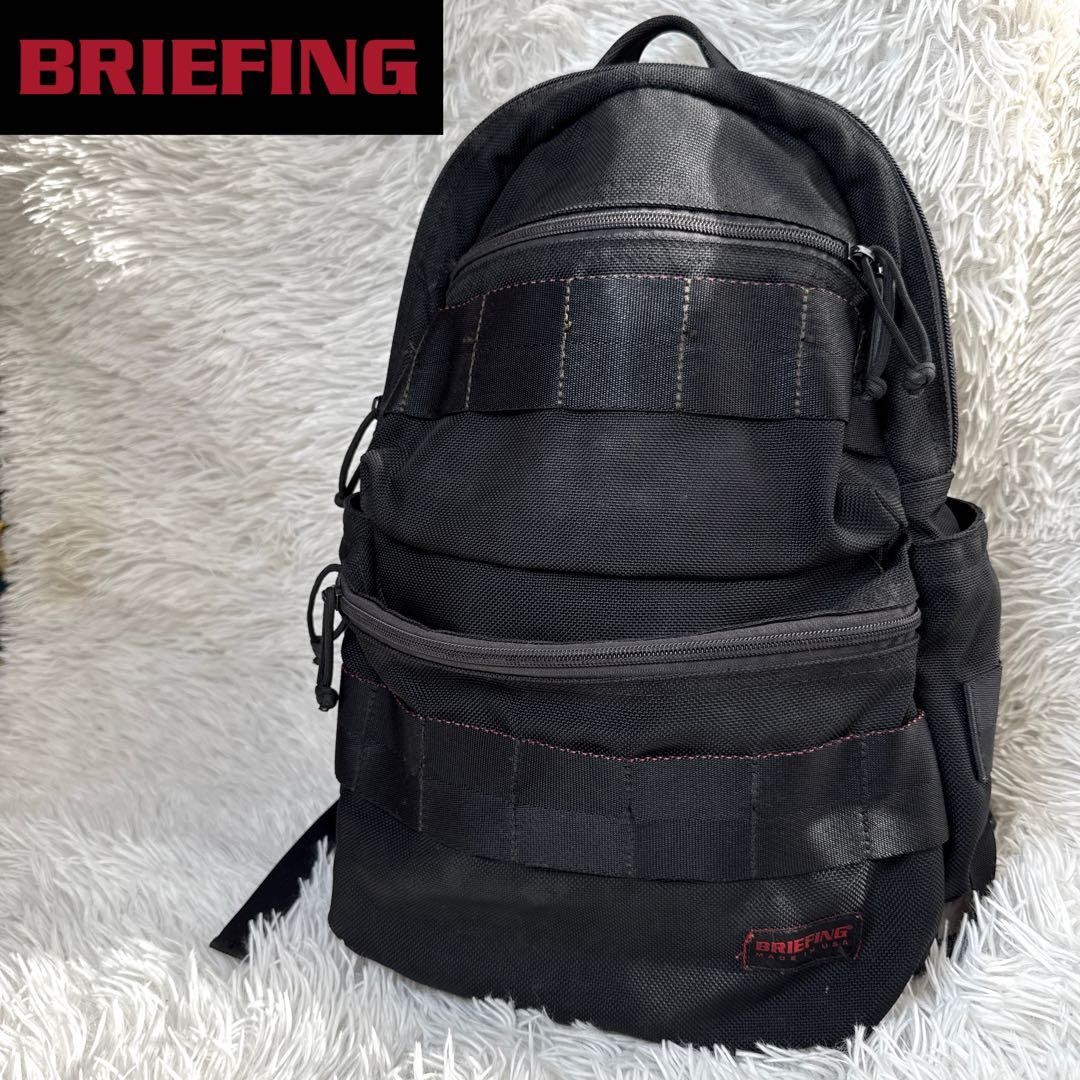 BRIEFING Attack Pack Backpack Black Ballistic Nyl… - image 1
