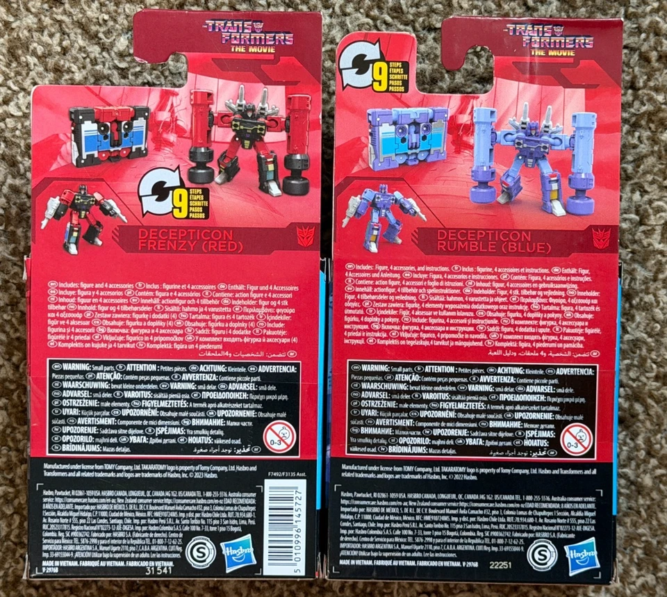 Transformers (The Movie) Studio Series 86 Rumble & Frenzy - Image 2 of 4