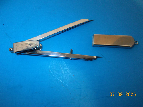 Kern Swiss Hartchrom Switzerland Drafting Compass with Stainless Cover