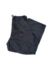 Men s GU Black Wide Leg Baggy Cargo Pants Size Large