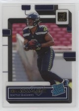 2022 Panini Clearly Donruss Rated Rookie Gold Kenneth Walker III #68 07lk