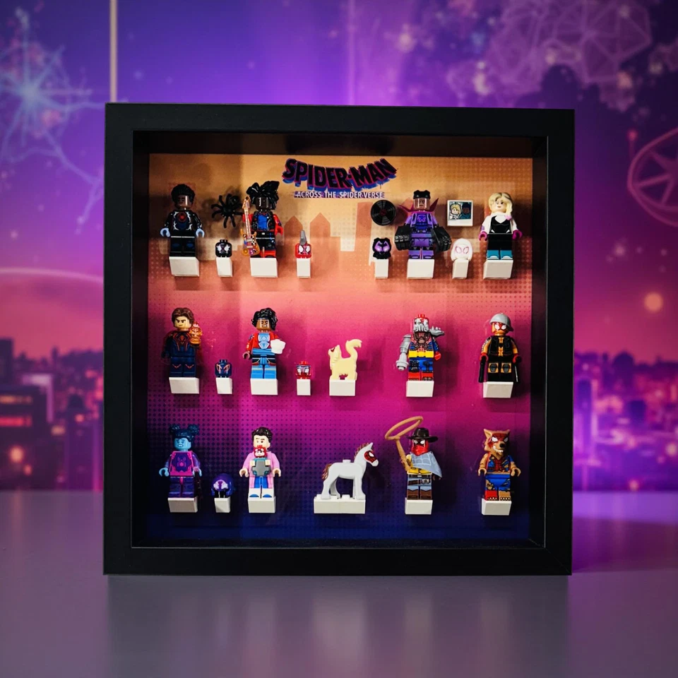 Marco de exhibición para minifiguras Lego® 71050 Spiderman Across The Spider Verse 27 cm - Imagen 4 de 4