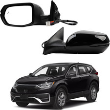 Left Driver Side Mirror Compatible with Honda CRV 2017-2022 Manual Folding Power
