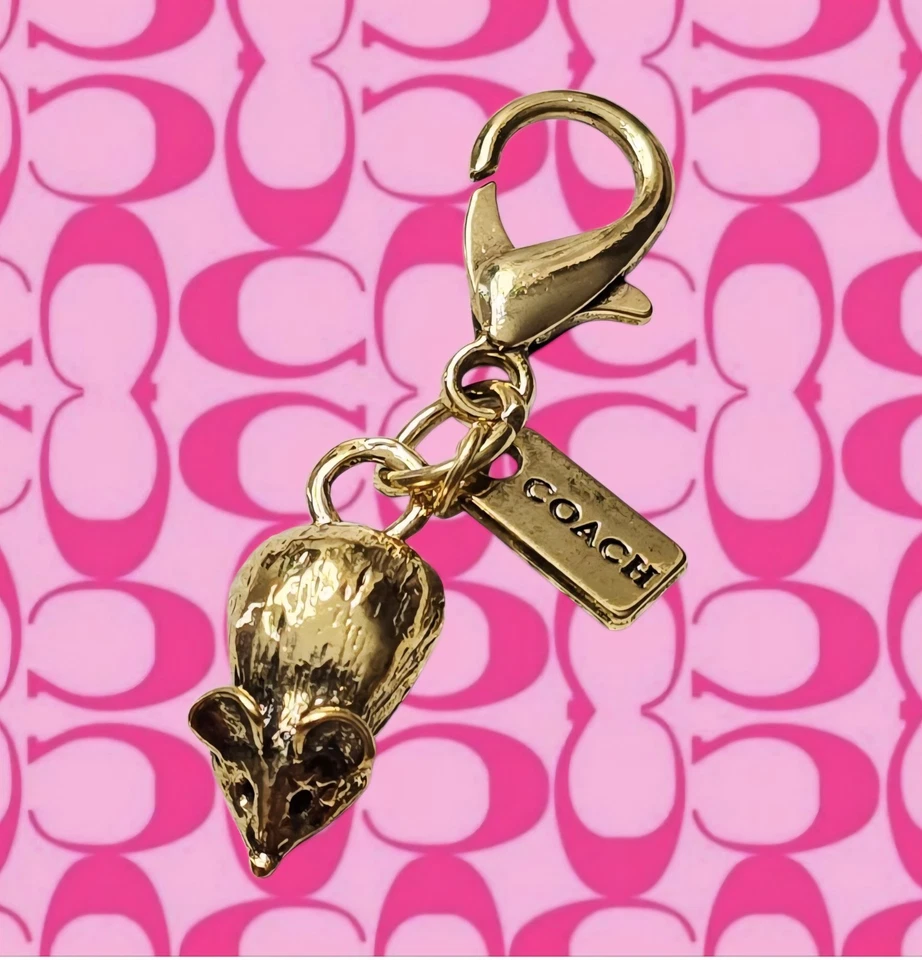 Mini bolso de mano COACH mouse encanto o tirador de cremallera Foto 2 de 4