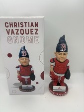 CHRISTIAN VAZQUEZ Boston Red Sox April 30 2018 SGA Gnome Statue Promo
