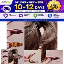 Banana Hair Clips 4 Pc Barrette Set Ponytail Twist Clips Women