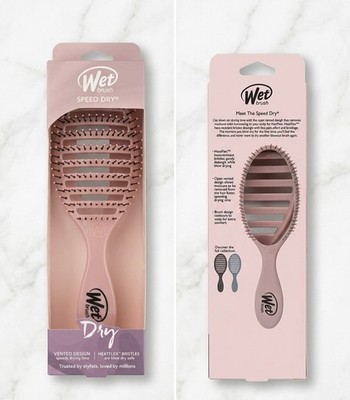 Wet Brush Speed Dry Hair Brush Color Dusty Rose - Vented Design
