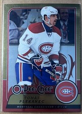 2008-09 O-Pee-Chee Metal Parallel Tomas Plekanec #64 Montreal Canadiens