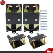 2  Heavy Duty 2 Way Farm Gate Latch Metal Gate 2"  2 3/4" Post W/Mounting Screw