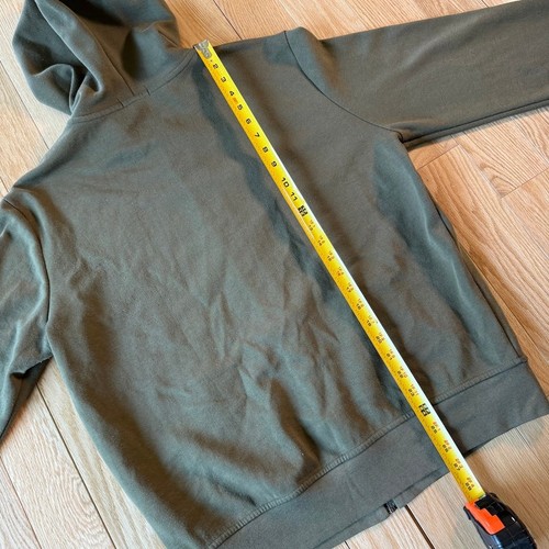 Polo Ralph Lauren Baumwolle Polyester Mischung grün schwarz Pony Reißverschluss Hoodie Herren L - Bild 6 von 8