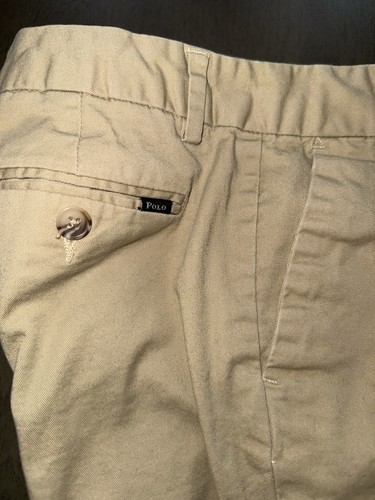 Polo Ralph Lauren Boys Youth Khaki Chino Pants Cotton Size 10 Pockets - Picture 2 of 7