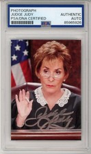JUDGE JUDY SHEINDLIN AUTOGRAPH SIGNED PHOTO PICTURE PSA DNA COA TELEVISION SHOW