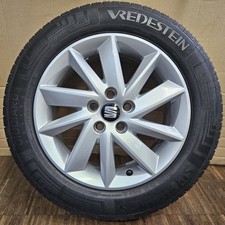 1x Seat Ibiza IV Alufelge 6x15 ET38 6J0601025M 6P0601025F Marsala SR 185/60, 5mm