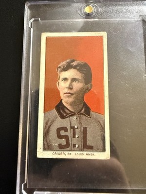 T206 Piedmont Baseball Series 150 Subjects Tobacco Card - Criger St. Louis Amer.