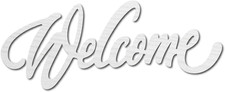 Small Welcome Sign Welcome Wood Cutout Wall Decor Hanging Welcome Sign Rustic We