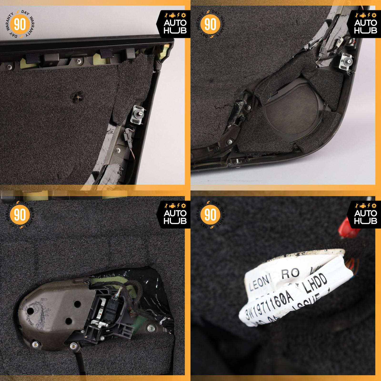 12-15 Bentley Continental GTC Convertible Left Side Interior Door Panel OEM 55k