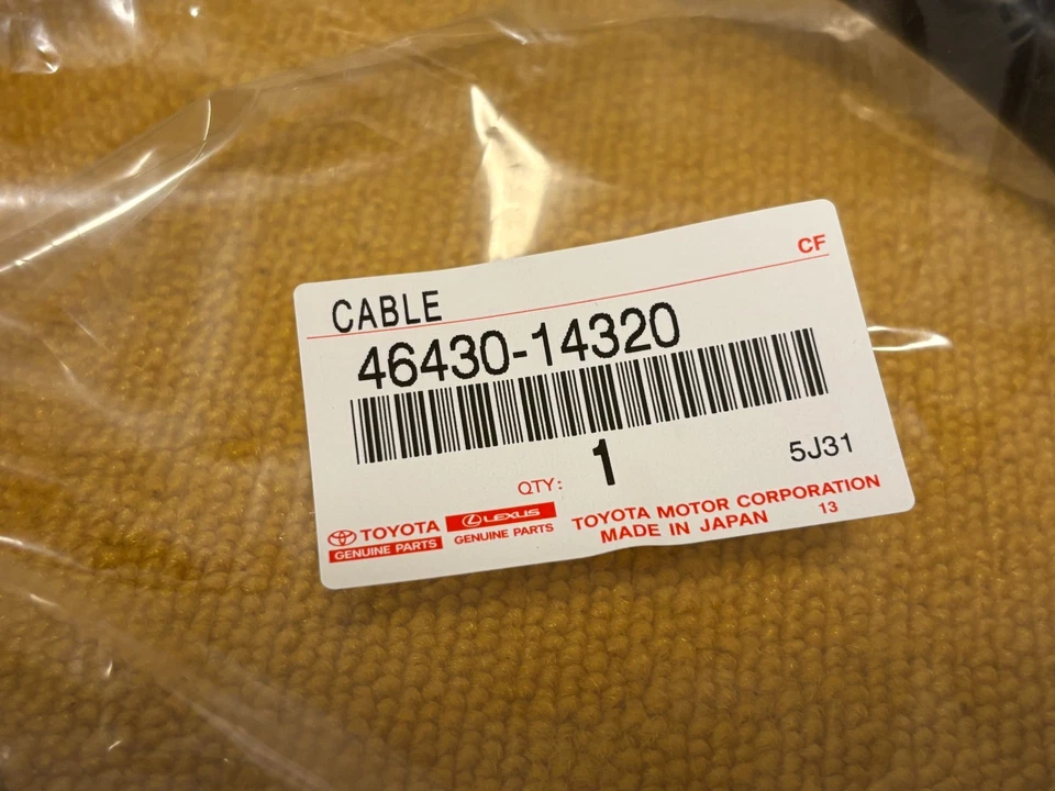 Toyota Genuine Supra JZA80 1993-1998 Parking Brake Cable Assy Equalizer Set OEM - Image 2 of 4