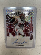 JIMMIE WARD  2020 Panini Mosaic #S21  SCRIPTS AUTOGRAPH  SF 49ers