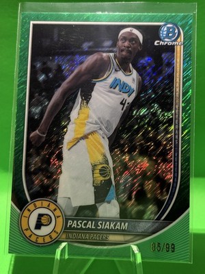 2025 Bowman Chrome PASCAL SIAKAM #BCV-79 /99 Green Refractor