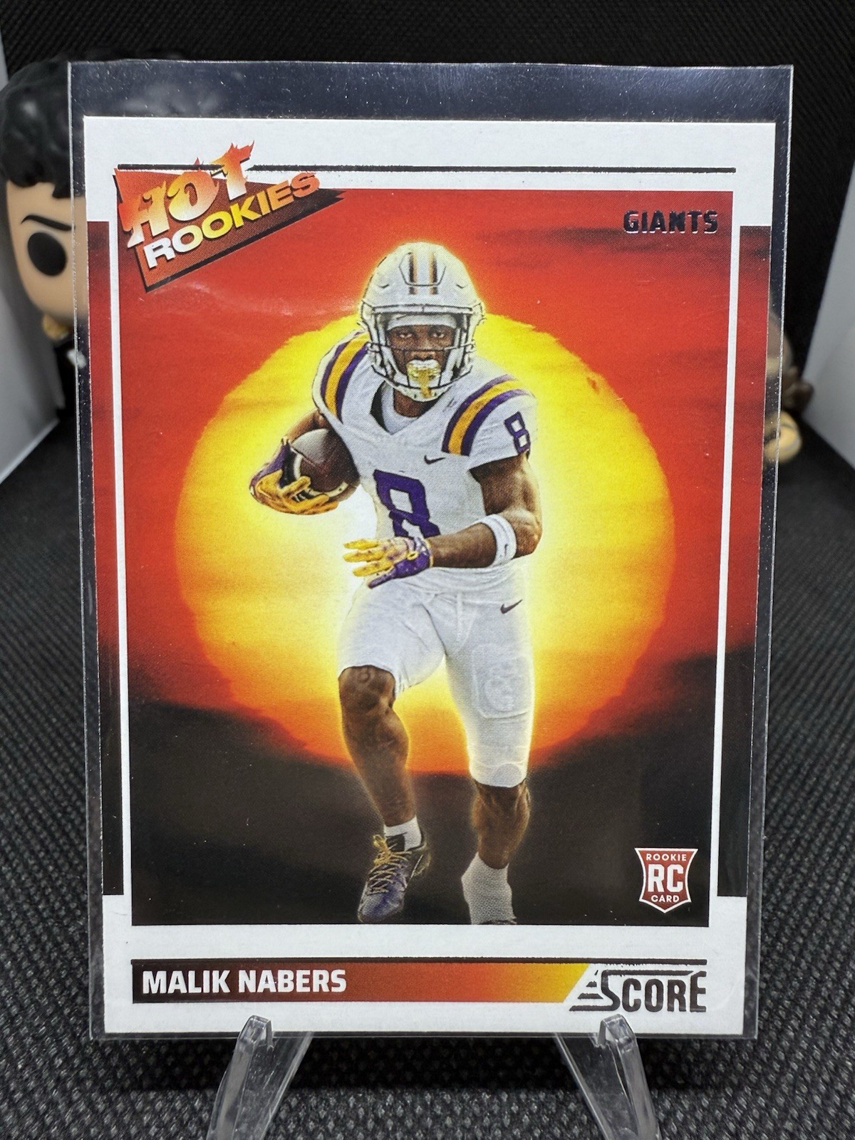 Malik Nabers 2024 Score Football Hot Rookies #6 Rookie Card New York Giants